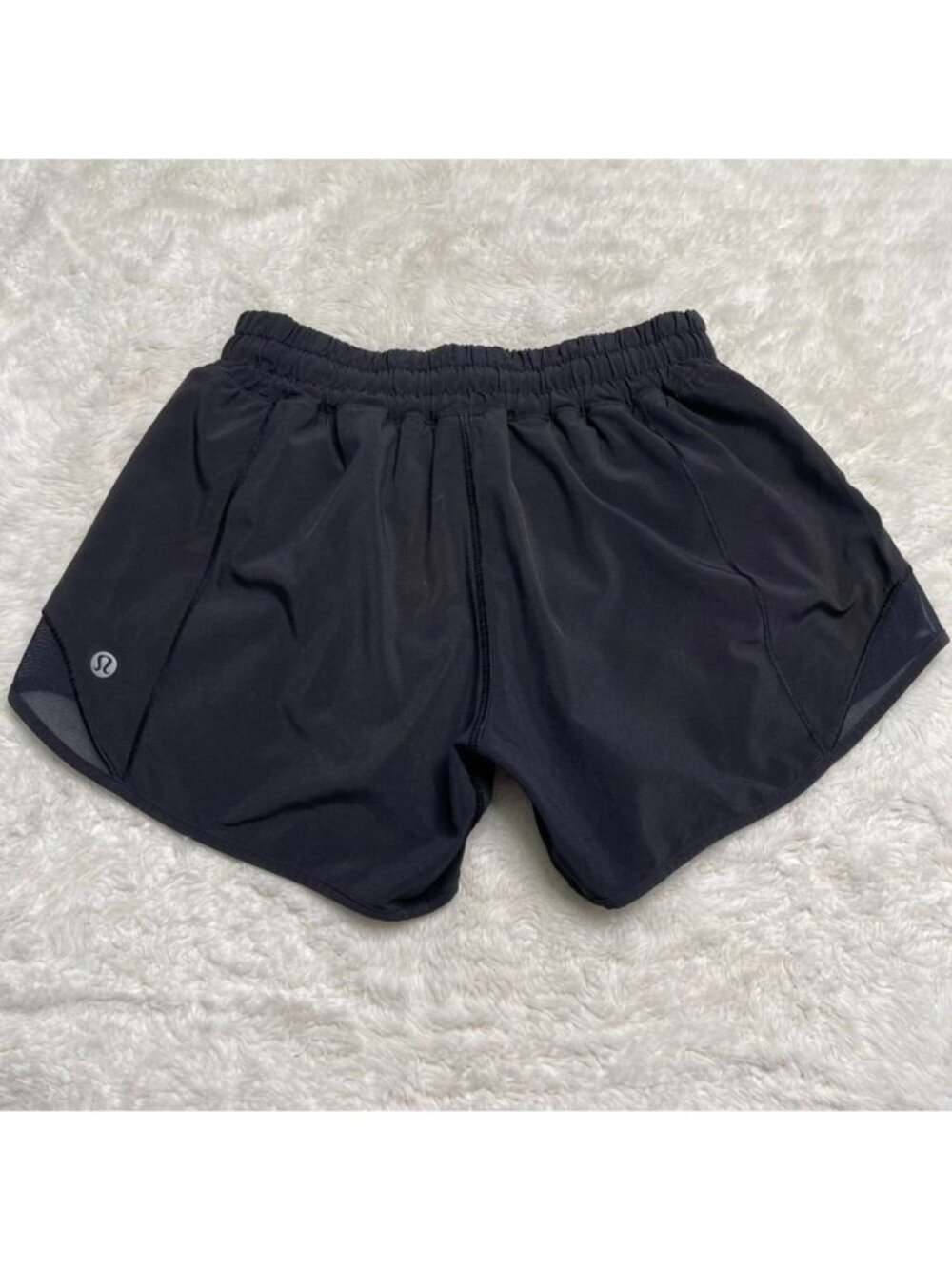 Lululemon Hotty Hot High Rise Lined Shorts 4 Inch Inseam Black Size 2
